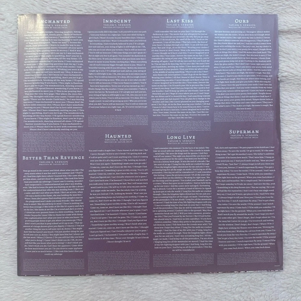 taylor swift speak now record